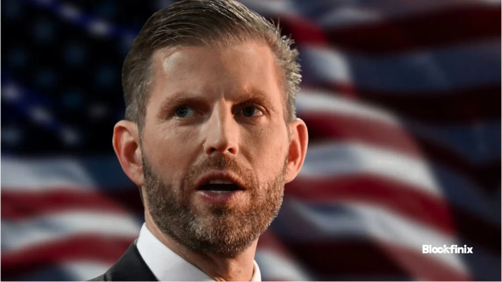 “Adopt crypto or go extinct in 10 years," Eric Trump tells global banks