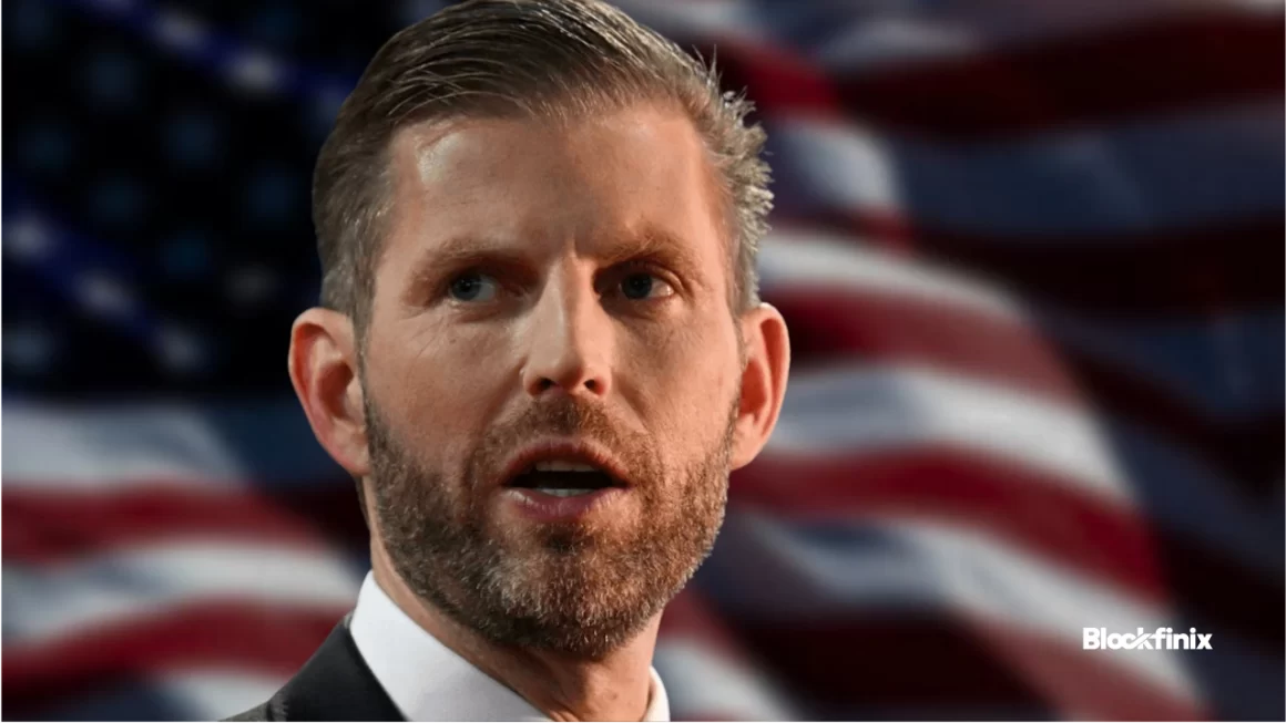 “Adopt crypto or go extinct in 10 years," Eric Trump tells global banks